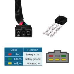 UR-SR-101 Connector specifications.