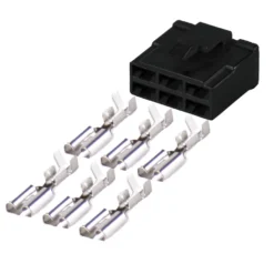 Liitin 6 Pinni Naaras 6.3mm UR-CF-700-ZW overview