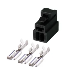 Liitin 3 Pinni Naaras 6.3mm UR-CF-703-ZW overview