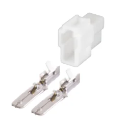 Connector 2 Pin Male 6.3mm UR-CM-602-TR overview