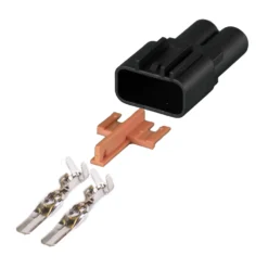 Connector 2 Pin Male 6.3mm UR-CM-604-ZW overview