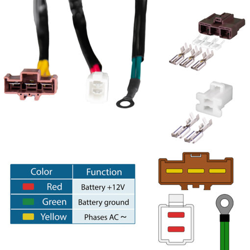 UR-SR-109 Connectorspecificaties.