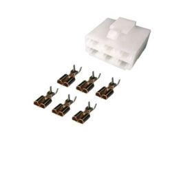 Connector 6 Pin Female 6.3mm UR-CF-713-TR overview