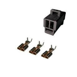 Connector 3 Pin Female 6.3mm UR-CF-727-ZW overview