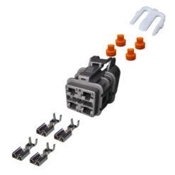 Connector 4 Pin Female 6.3mm UR-CF-738-GR overview