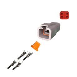 Connector 4 Pin Male 2.3mm UR-CM-632-GR overview