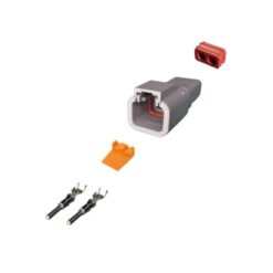 Connector 2 Pin Male 2.3mm UR-CM-636-GR overview